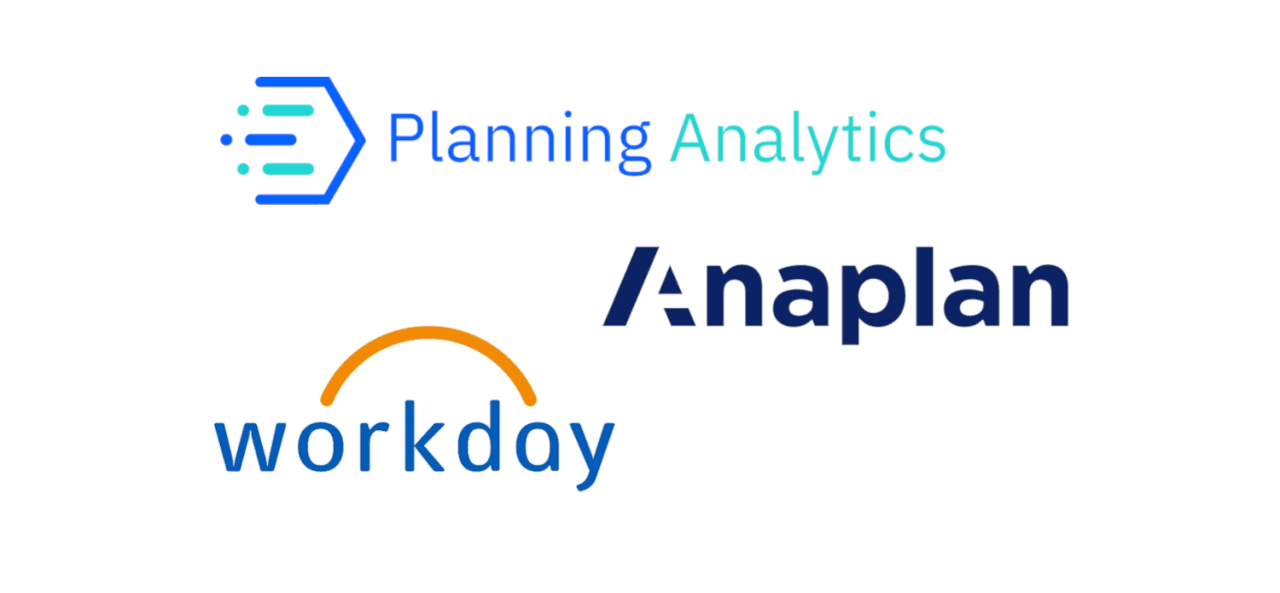 Vergelijking tussen IBM Planning Analytics, Workday Adaptive Planning en Anaplan